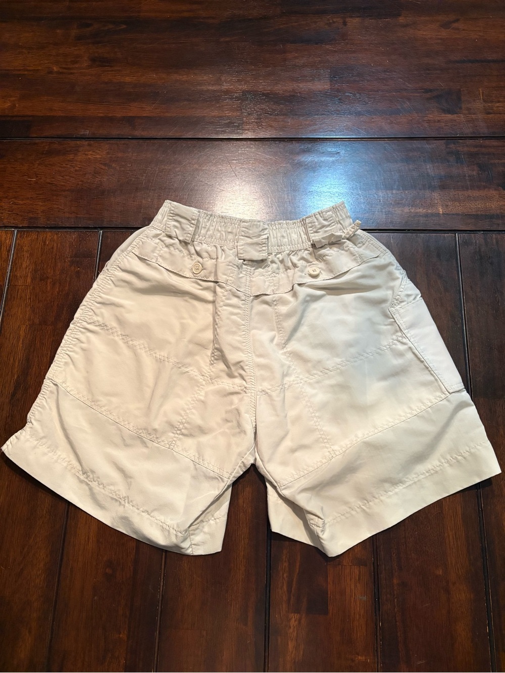 AFTCO Men’s Cargo Khaki Shorts in Light Beige, Size 28 - Picture 4 of 4